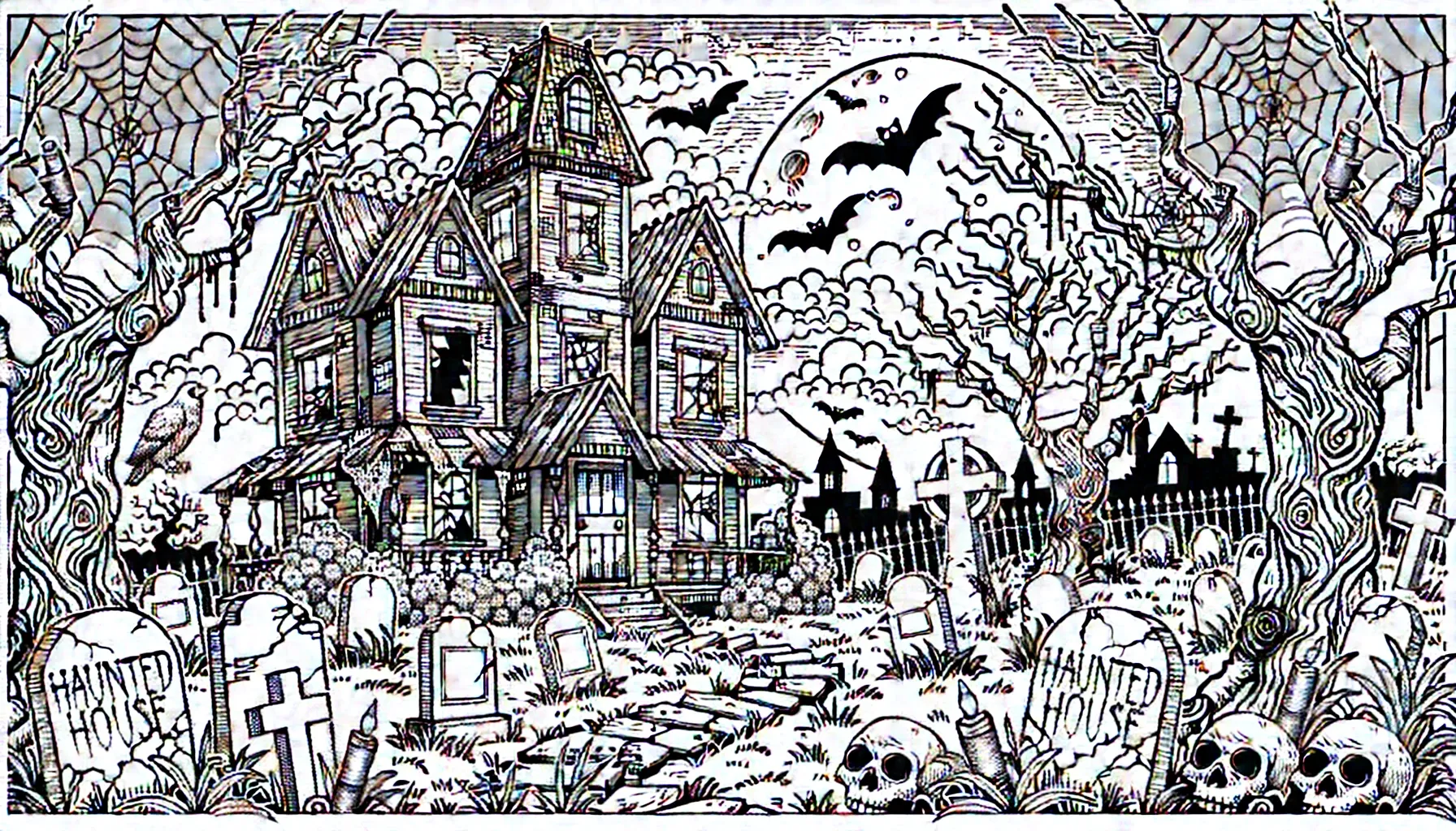 Frightful Fancies: Halloween Coloring Activity Book